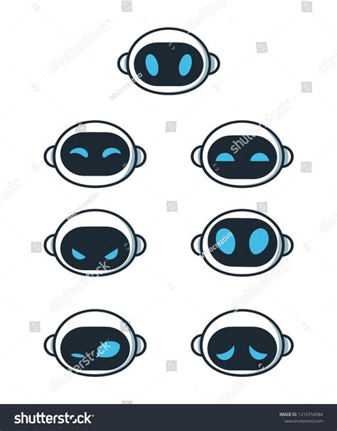 cartoon robot eyes